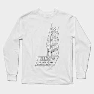 Niagara Motel on West Colfax Long Sleeve T-Shirt